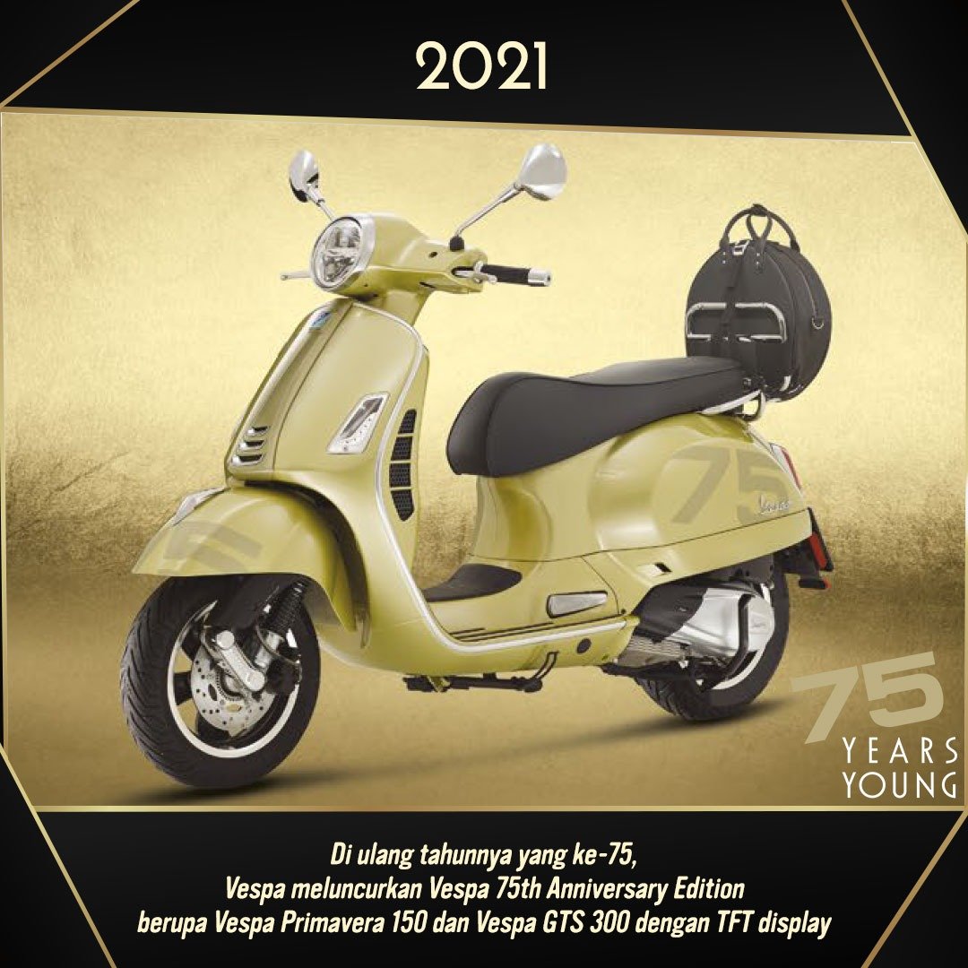 Rangkaian Sejarah Vespa Di Indonesia, Dari 1950-an Hingga 2021